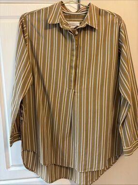 Anthropologie cotton blouse